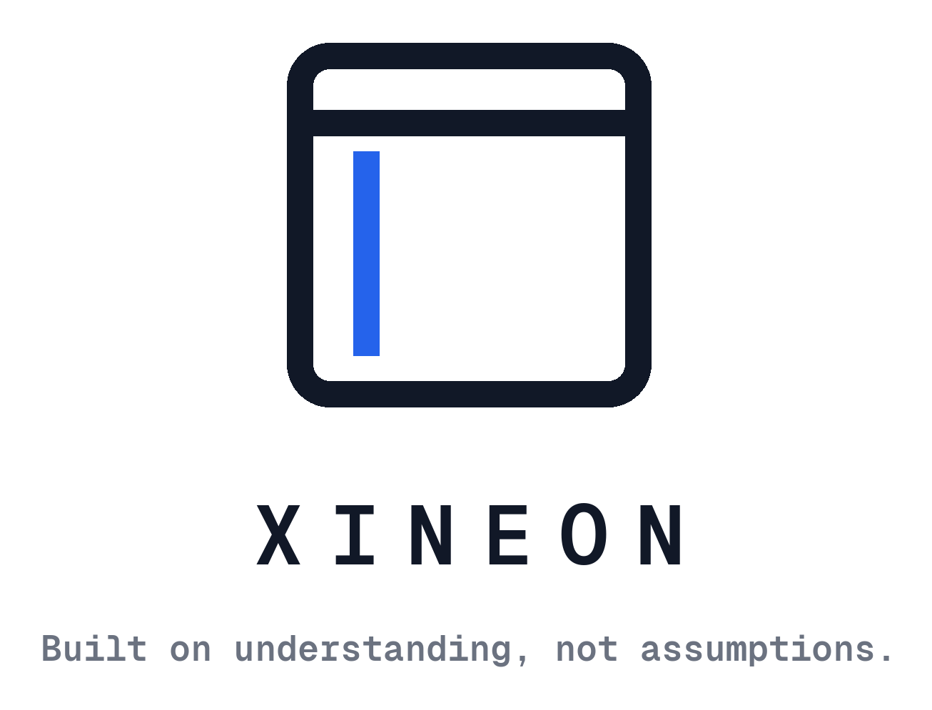 Xineon lockup in full color